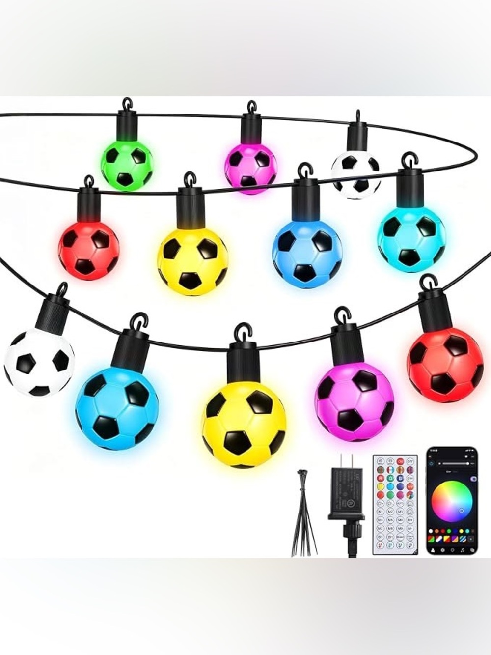 SOCCER BALL SMART STRING LIGHTS